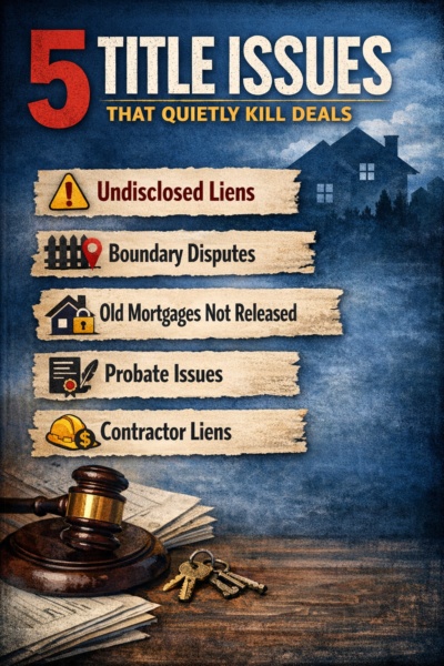 5 Title Issues that Kill Deals