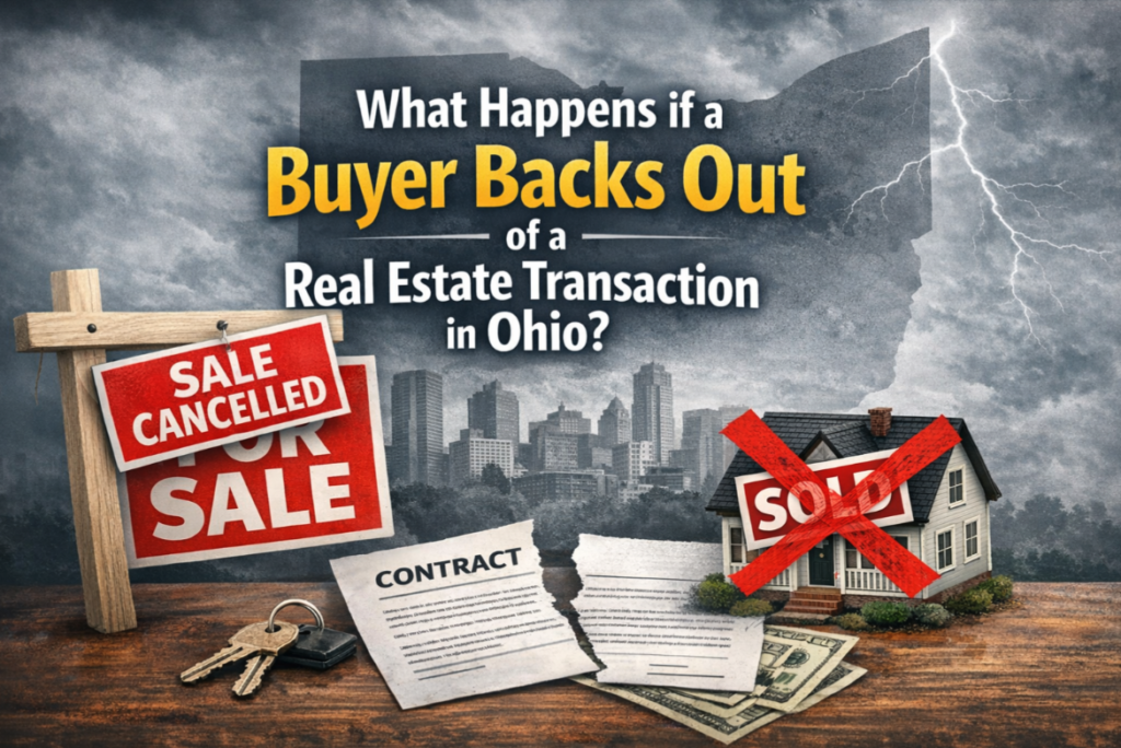 Ohio Real Estate: When a Buyer Backs Out