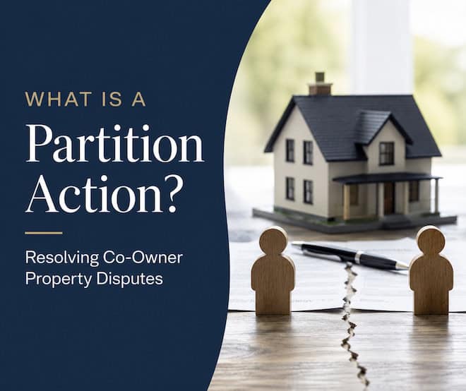 What is a Partition Action? A Guide for Property Co-Owners