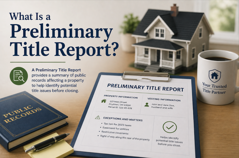 What Is a Preliminary Title Report?