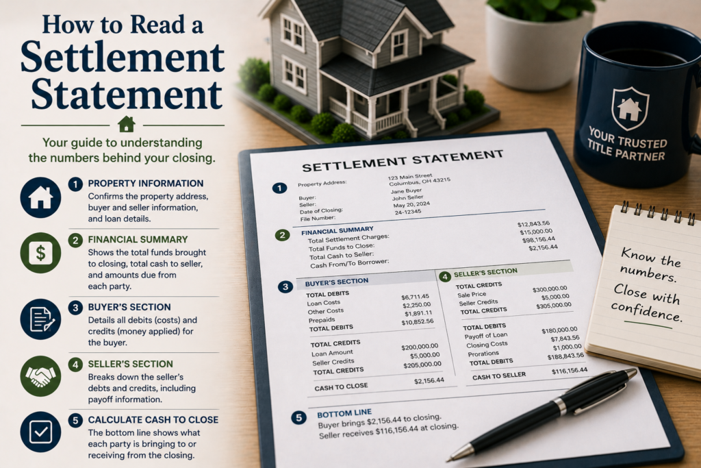 How to Read a Settlement Statement