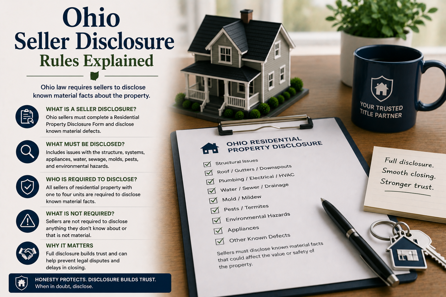 Ohio Seller Disclosure Rules Explained