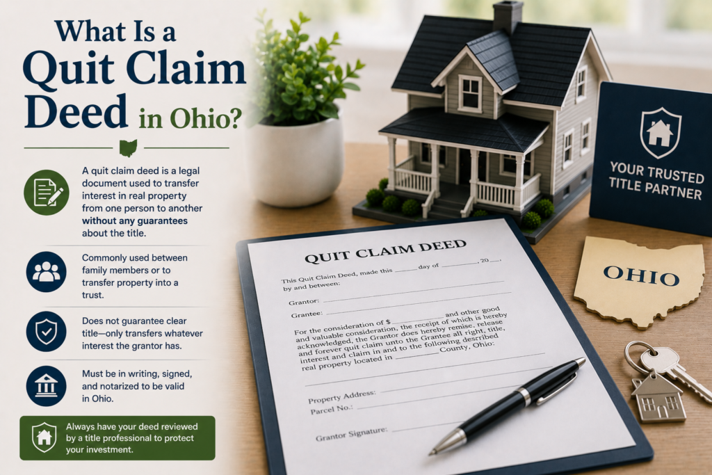 What Is a Quit Claim Deed in Ohio?